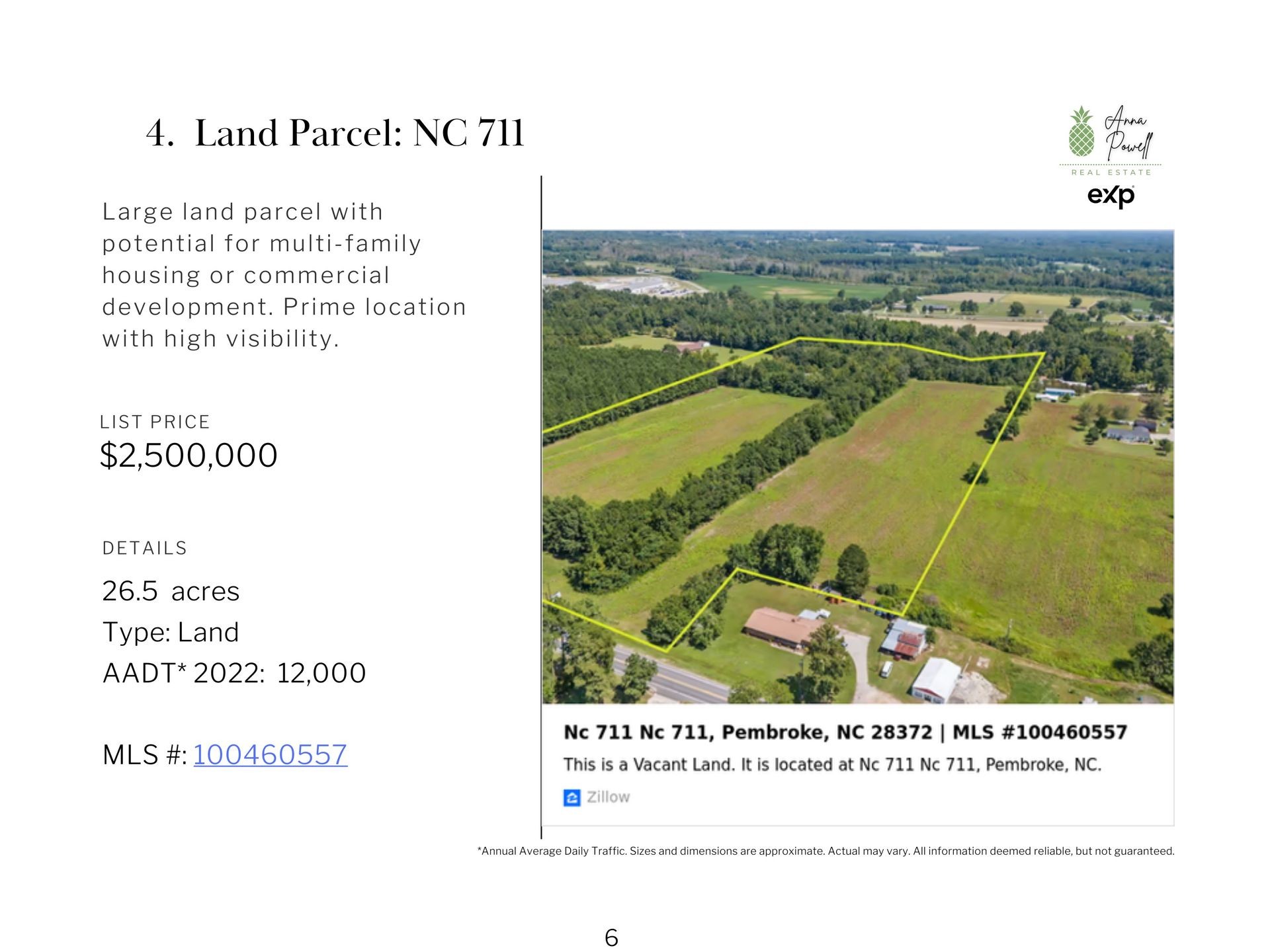 NC 711 Commercial Land Parcel 